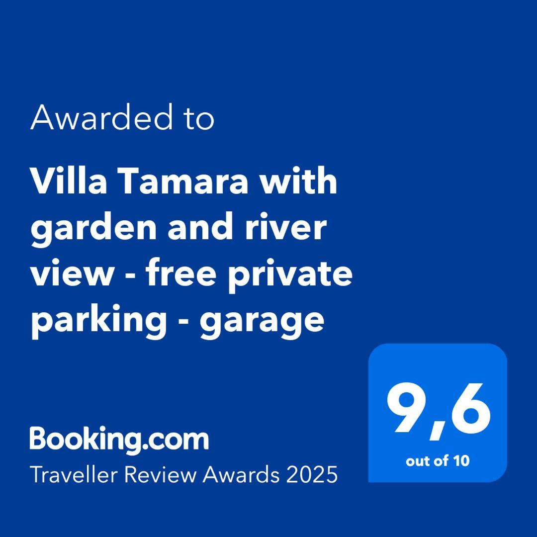 Villa Tamara With Garden And River View - Free Private Parking - Garage Mostar Exteriör bild